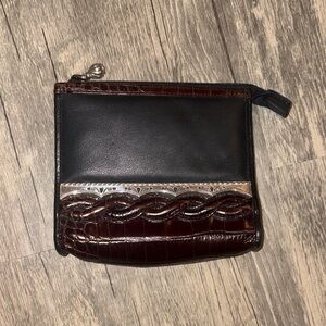 Brighton small black / brown wallet